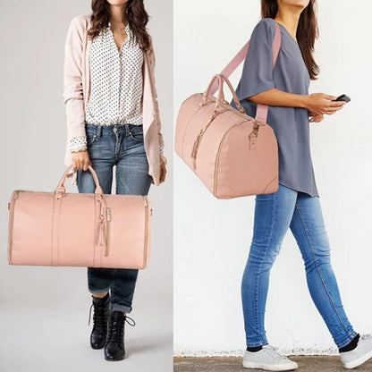 Sac de Voyage Élégant pour Femmes – Pliable en PU avec Grande Capacité